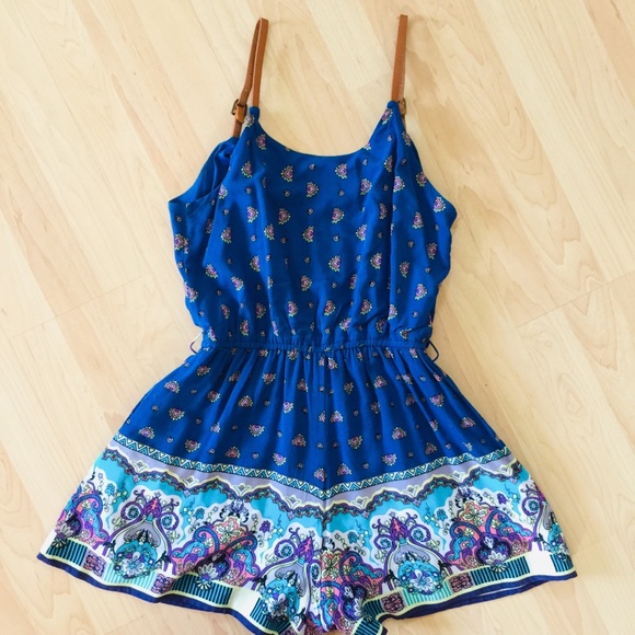 Peach Puff Renee Romper Boho Print - Picture 8 of 8